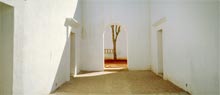 Photograph of Courtyard art centre Oaxaca Mexico 1997