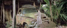 photograph of old car Livingstone, Guatemala 1997