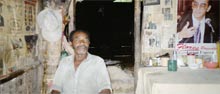 Photograph of man Mosquito Coast Honphotograph of Francis Cunningham  on Mosquito Coast Nicaragua 1997duras