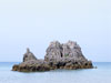 photograph of rocks close to  shoreline Portugal