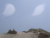 photograph of sand dunes and clouds Portugal