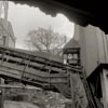 photograph of coal mine's conveyor belt moving coal to wash house and sifting plant